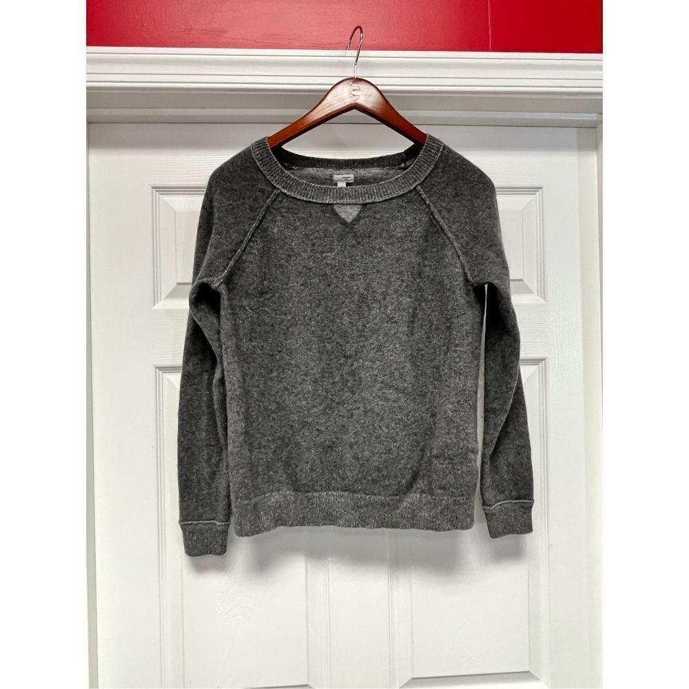 Halogen Gray Baseball Style Shirt Sweater sz XL EUC